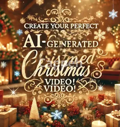 I will create a magical ai generated christmas video for your special holiday moments