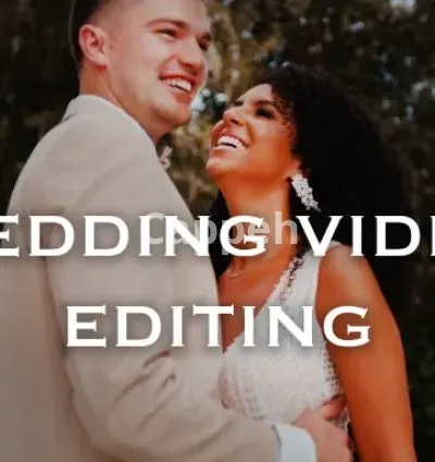 I will edit your wedding videos with cinematic touch up