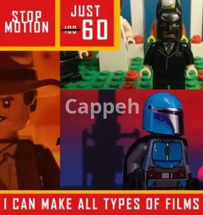 I will make professional lego animation