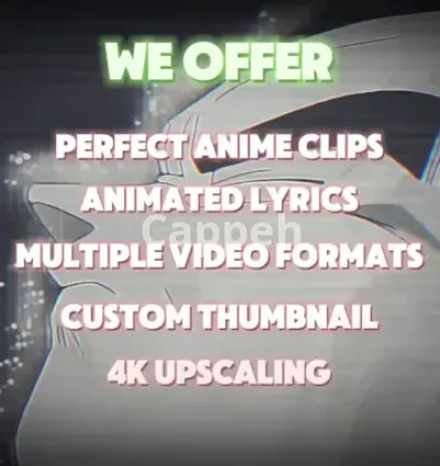 I will make a fully music synced anime music video amv for you