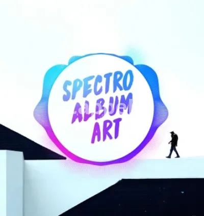 Create a stunning audio spectrum or visualize music