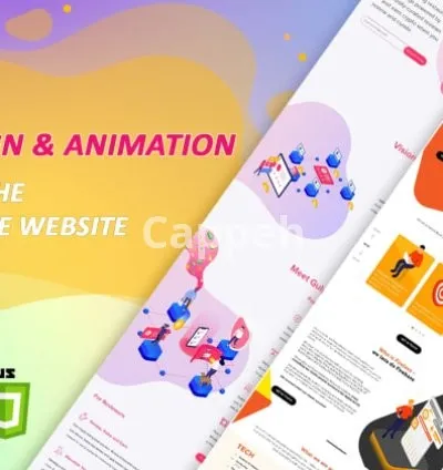 I will create an awesome animated interactive website