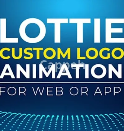 I will create custom lottie logo animation for website or app
