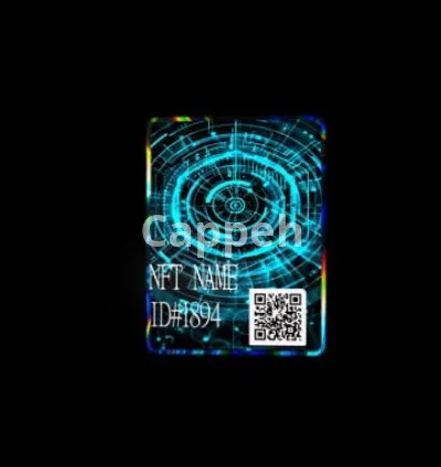 I will create a unique holographic cards for your brand