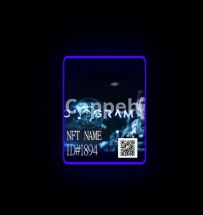 I will create a unique holographic cards for your brand