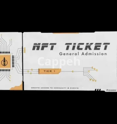 I will create an nft ticket, rotating in 3d space