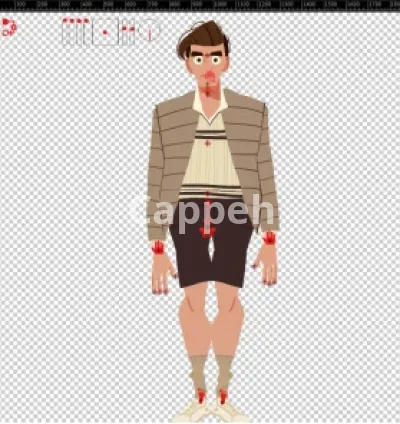 I will do 2d character rigging in adobe after effects