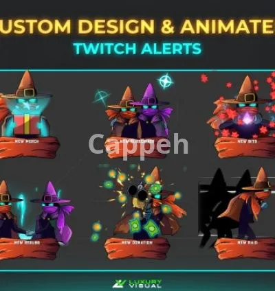 I will make animated alerts for your gaming channel twitch,youtube