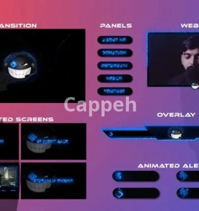 I will design the best animated stream package for you