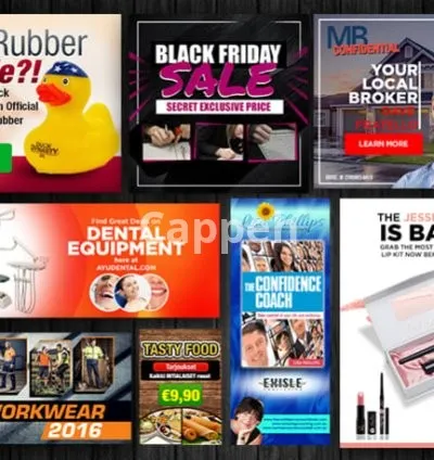 I will create an amazing animated gif banner or an ad