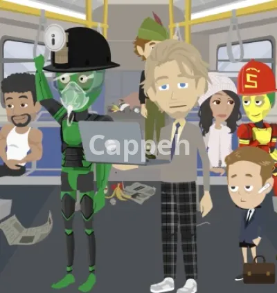 I will create your 2d characters and make a cartoon animation