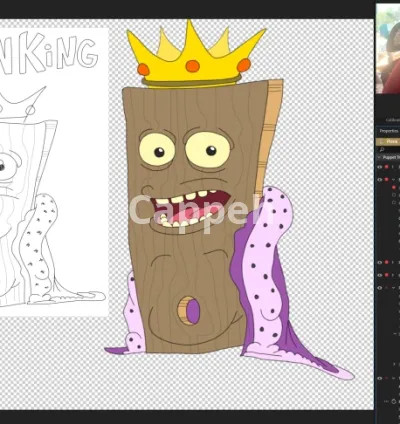 I will create an adobe character animator puppet