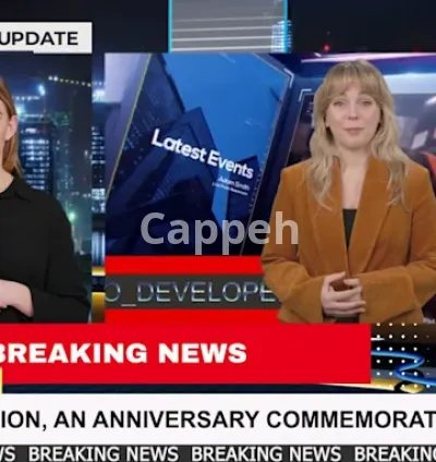 I will create breaking news promo videos with ai spokesperson