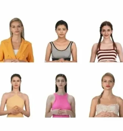 I will create beautiful sexy ai avatar realistic testimony promo in yoga outdoor attire