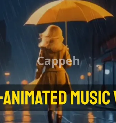 I will create an ai 2d or 3d animated music video