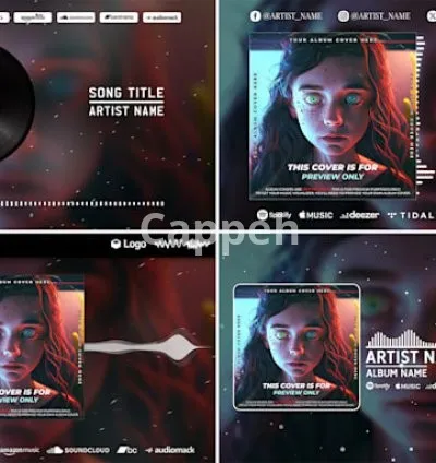 I will create an eyecatching music visualizer for all platforms