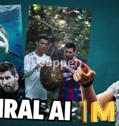 I will create ai stories messi and ronaldo for tiktok viral videos