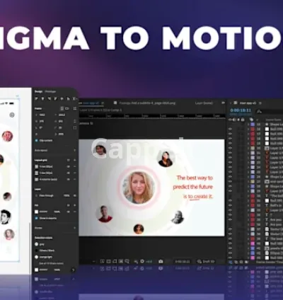 I will use figma and animate your ux files