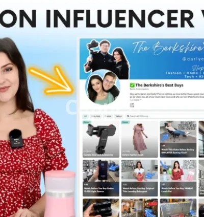 I will create a shoppable amazon influencer video of your product
