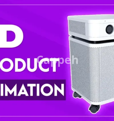 I will create stunning 3d product animation