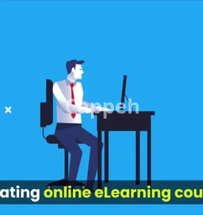 I will create online course and training video production