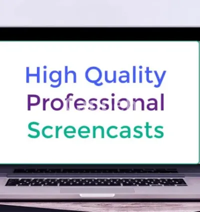 I will record a professional tutorial screencast video