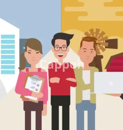 I will create premium 2d animation, modern motion graphics video