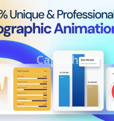 I will animate any kind of chart, graph, or infographic