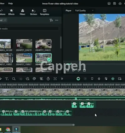 I will teach video editing in filmora x best video editing software