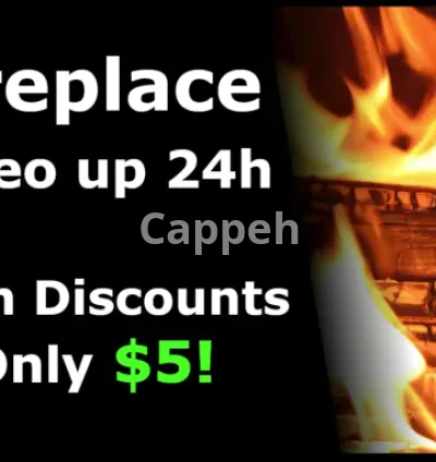 I will do 4k relaxing fireplace video with crackle sounds up to 24h