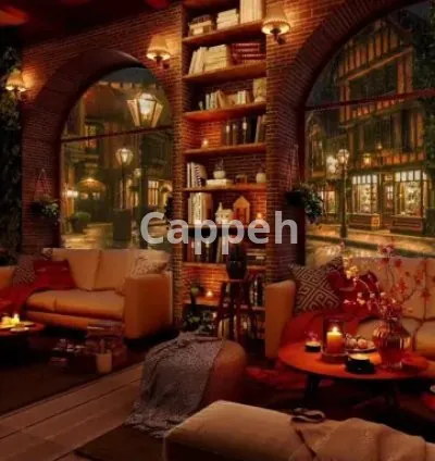 I will create cozy coffee shop rain ambience videos with jazz music