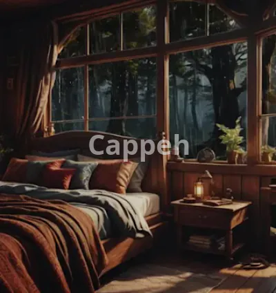 I will create natural sound rain video with a cozy room, relaxing rain video