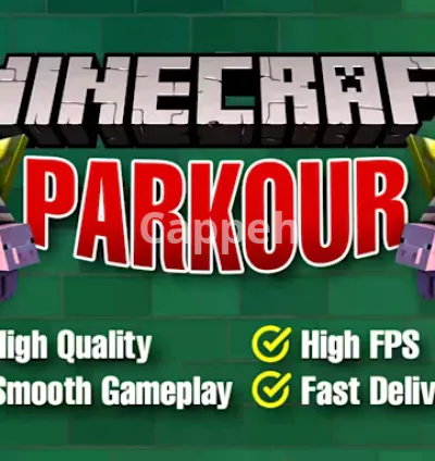 I will record minecraft parkour footage high quality