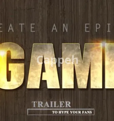 I will create an epic game trailer to hype your fans