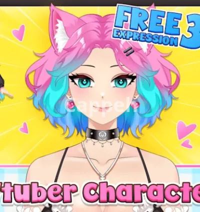 I will design and rig a high quality live2d model for vtuber