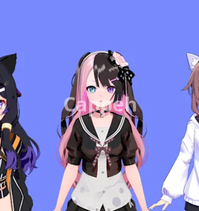 I will rig 3d anime, character, or avatar for vrchat or vtuber using blender and unity