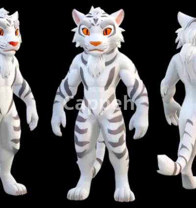 I will rig 3d anime, character, or avatar for vrchat or vtuber using blender and unity