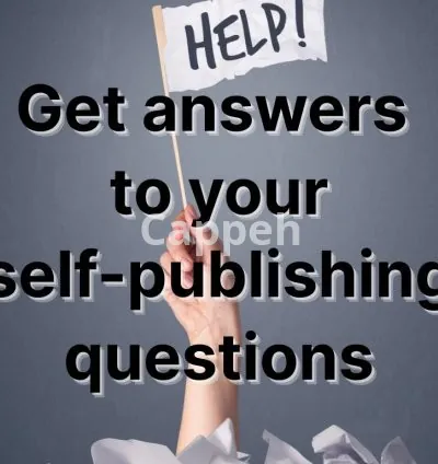 I will answer your self publishing questions and provide guidance