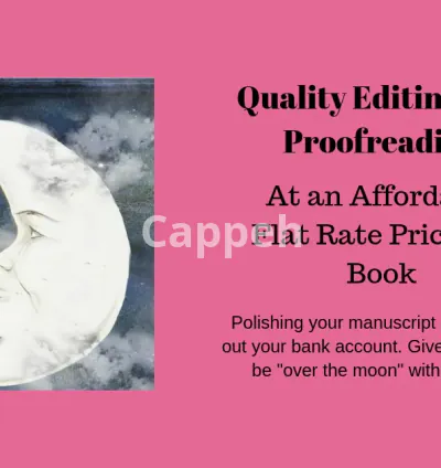 I will edit and proofread your manuscript for a flat rate