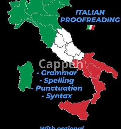 I will proofread italian texts, cheap and fast
