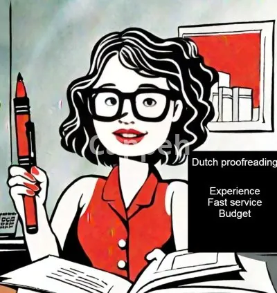 I will proofreading your dutch text or book