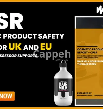 I will create cosmetic product safety report cpsr for cosmetic products