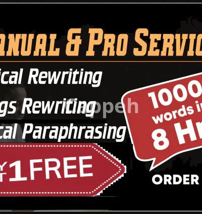 I will rewrite and paraphrase within 6 hours up to 1000 words