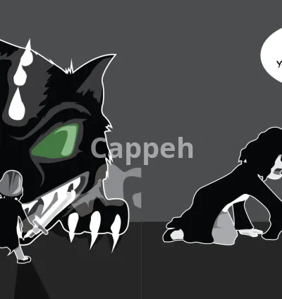 I will write a comic book script for you