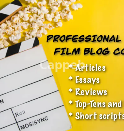 I will write articles, reviews or news about movies or TV shows