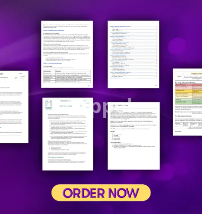 I will write company sops and standard operating procedures