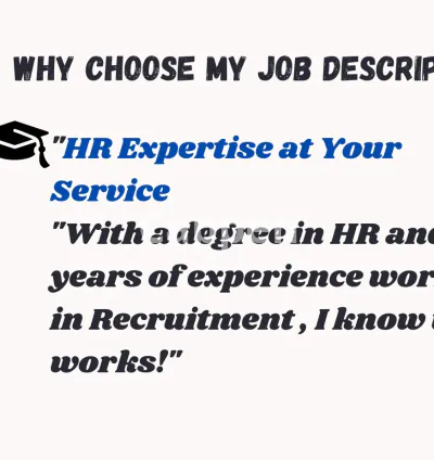 I will create compelling job descriptions that attract top talent