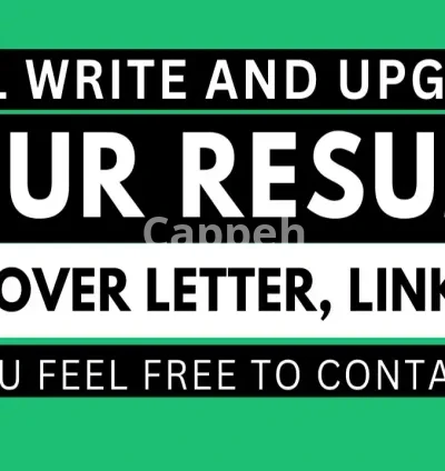 I will write and upgrade your resume, cv, cover letter, linkedin