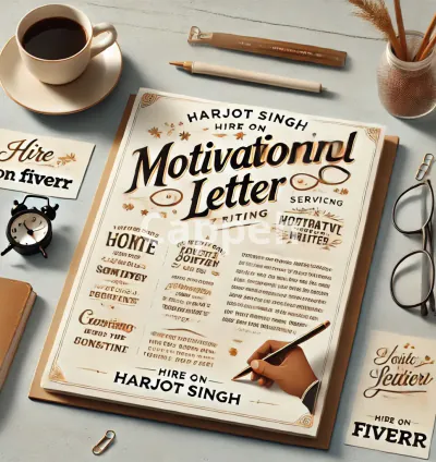 I will write an inspiring motivation letter on any topic without ai
