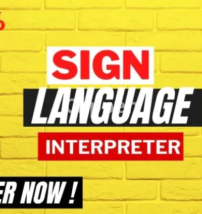 I will be your sign language interpreter for any video or script interpretation asl